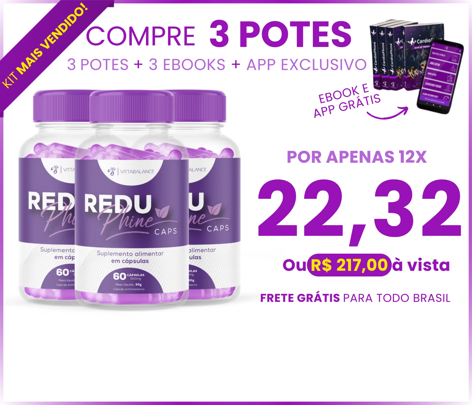 Kit 3 Potes